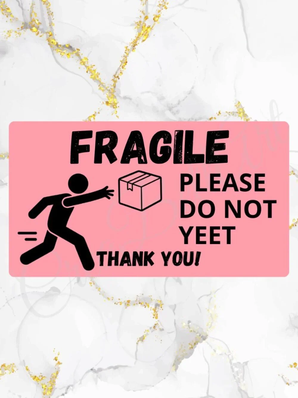 100 Fragile Stickers for Packaging | Small Business Labels